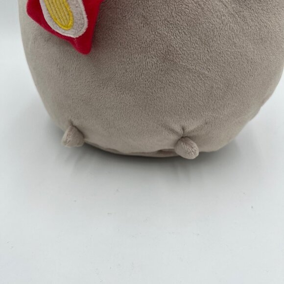 Pusheen Potato Chip Plush Stuffy stuffie 8" gray cat kitty kitten lovey soft squ - Picture 6 of 12